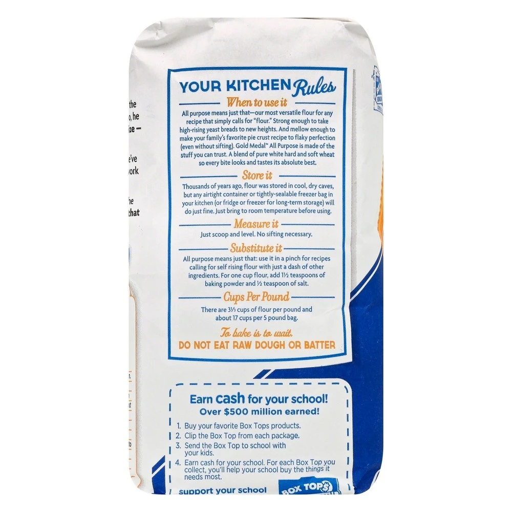 Gold Medal All Purpose Flour, 5 Lb. 4 Gold Medal All Purpose Flour, 5 Lb. - Image 2