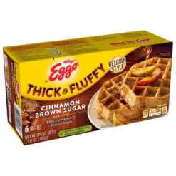 Eggo Think & Fluffy Cinnamon Brown Sugar Frozen Waffles - 11.6oz/6ct -Snack Shop 0 0a2eb83cb4b56b7b0aea01e37e369b9a