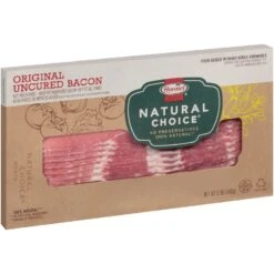 Hormel Natural Choice Original Uncured Bacon, 12 Oz -Snack Shop 0 1d931ffa8289894110a4c4241e9ed3c5