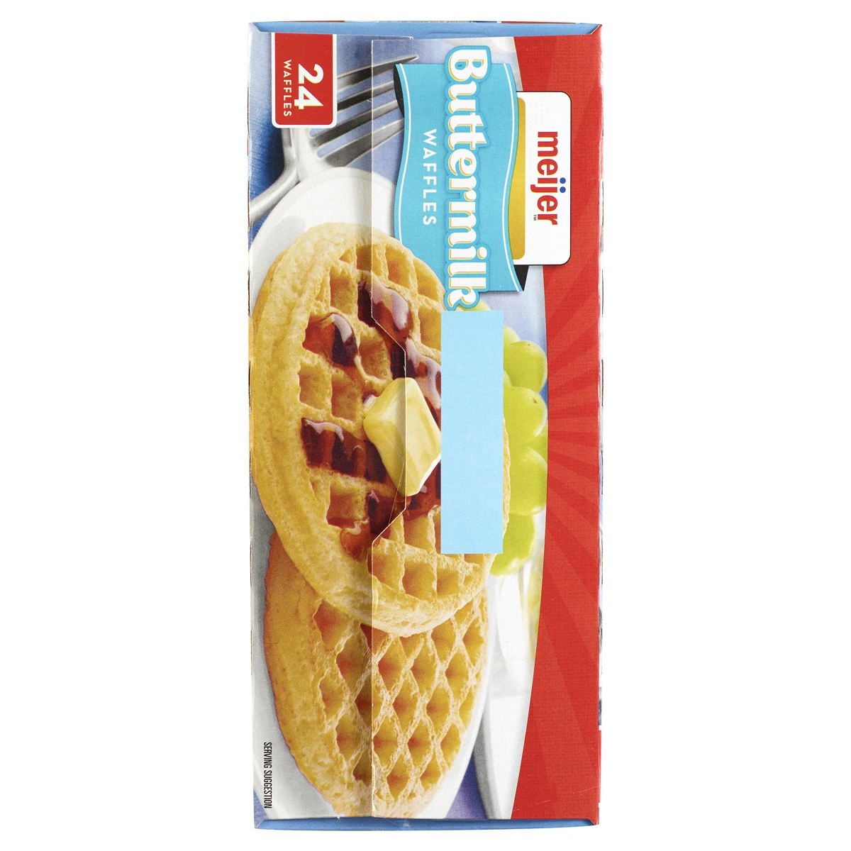 Meijer Buttermilk Frozen Waffles 6 Meijer Buttermilk Frozen Waffles - Image 4