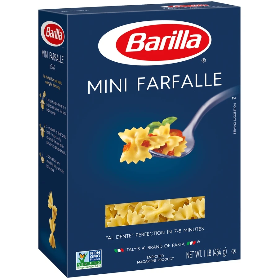 Barilla Farfalle Mini 1 Lb 4 Barilla Farfalle Mini 1 Lb - Image 2