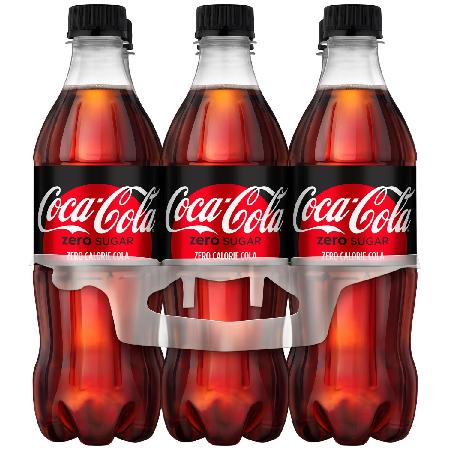 Coca-Cola Coke Zero Sugar Soda Bottles 4 Coca-Cola Coke Zero Sugar Soda Bottles - Image 2