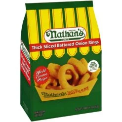 Nathan's Famous Thick Sliced Battered Onion Rings 16 Oz -Snack Shop 0 6ad615a71caab3efa0107d0168103e12