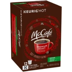 McCafé Premium Roast Decaf Coffee, Single Serve Keurig K-Cup Pods, Decaffeinated, 12 Count -Snack Shop 0 812f68b80a82f3d80516947c2cb1b899