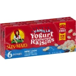 Sun-Maid Vanilla Yogurt Raisins - 6ct -Snack Shop 0 8795281384888ddf8e01bfbb5e7d92df