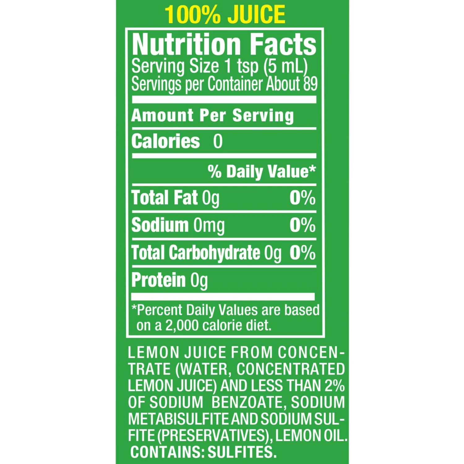 ReaLemon 100% Lemon Juice - 15 Fl Oz Bottle 4 ReaLemon 100% Lemon Juice - 15 Fl Oz Bottle - Image 2