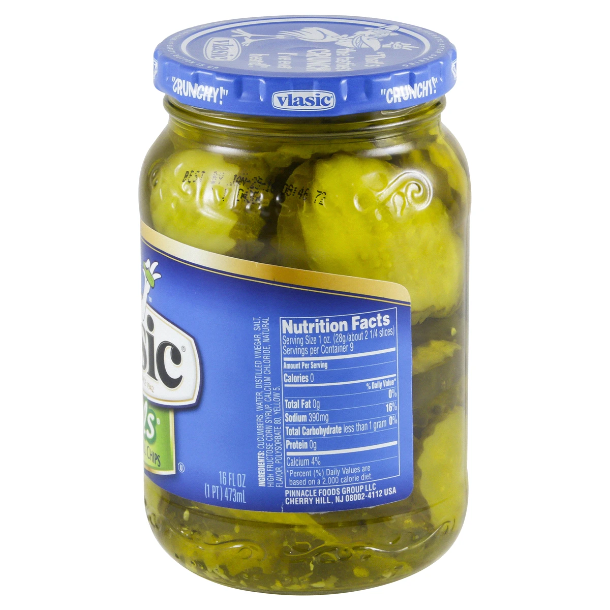 Vlasic Ovals Hamburger Dill Chips - 16 Fl Oz 4 Vlasic Ovals Hamburger Dill Chips - 16 Fl Oz - Image 2