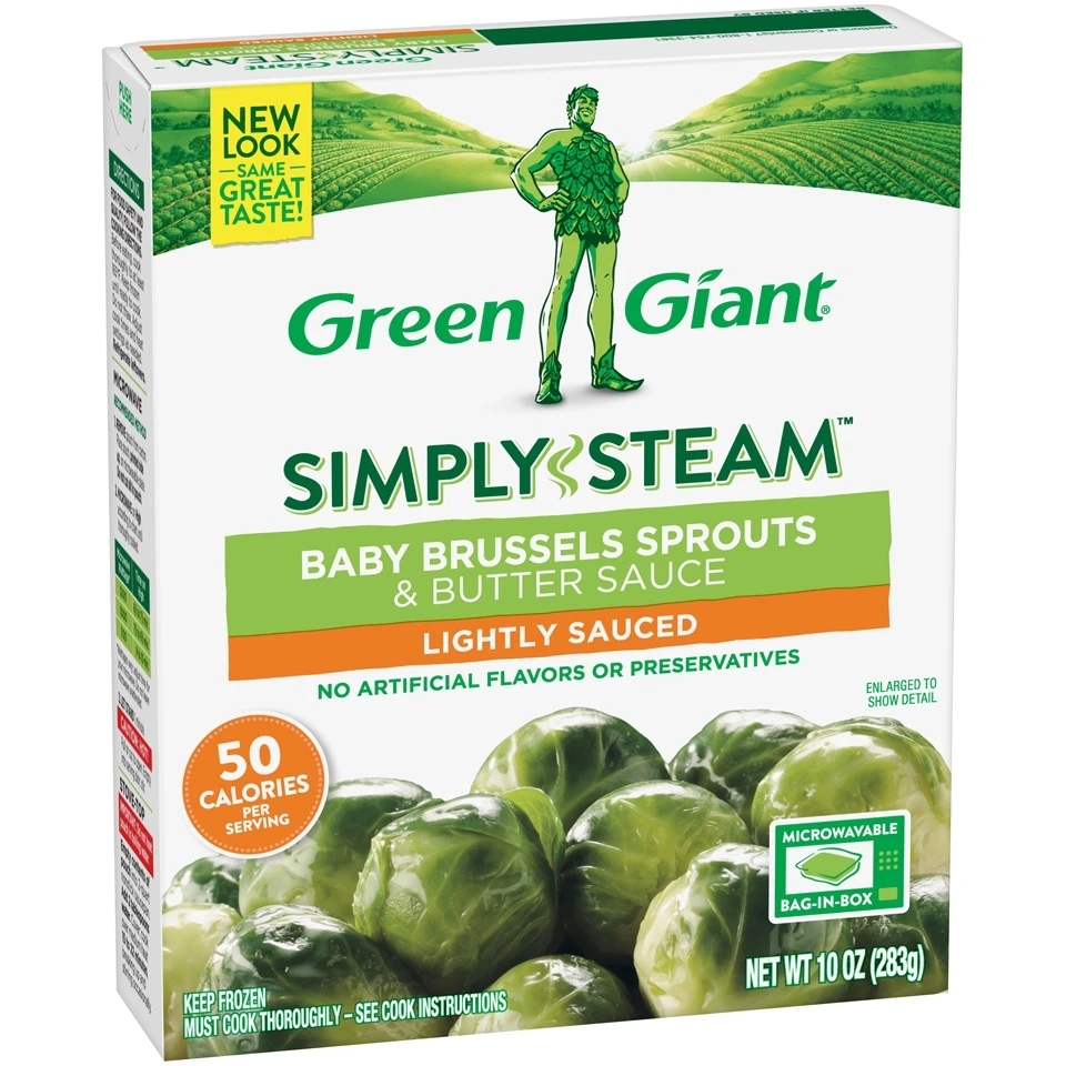 Green Giant Simply Steam Lightly Sauced Baby Brussels Sprouts & Butter Sauce 10 Oz 4 Green Giant Simply Steam Lightly Sauced Baby Brussels Sprouts & Butter Sauce 10 Oz - Image 2
