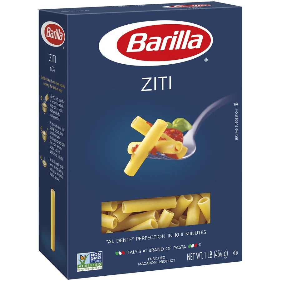 Barilla Ziti Pasta 4 Barilla Ziti Pasta - Image 2