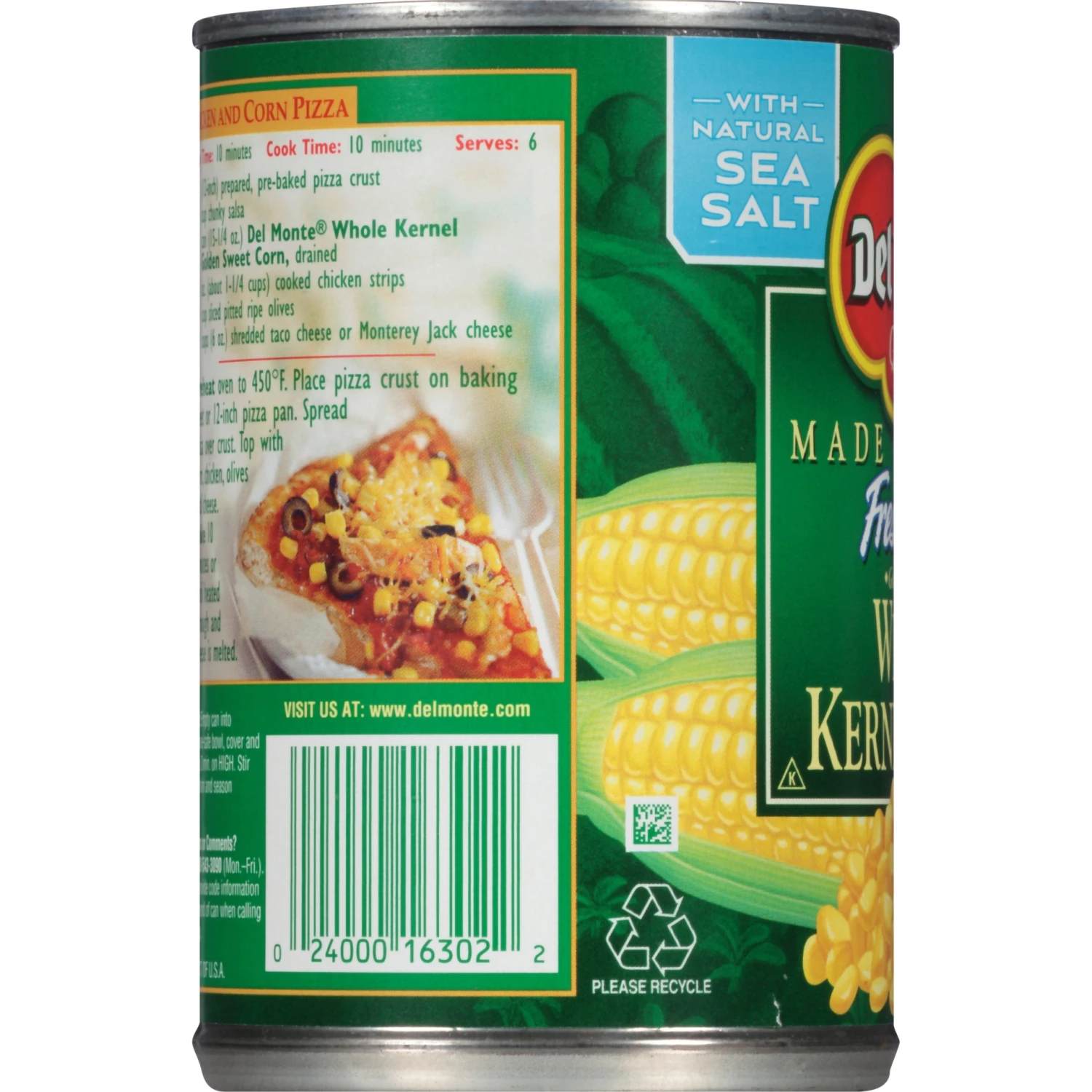 Del Monte Fresh Cut Golden Sweet Whole Kernel Corn 15.25 Oz Can 5 Del Monte Fresh Cut Golden Sweet Whole Kernel Corn 15.25 Oz Can - Image 3