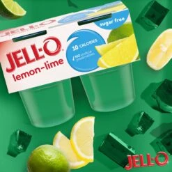 Jell-O Sugar Free Lemon Lime Gelatin - 12.5oz/4ct -Snack Shop 0 e0f02bb9ffa1d3fcb4f12ea07ad3a812