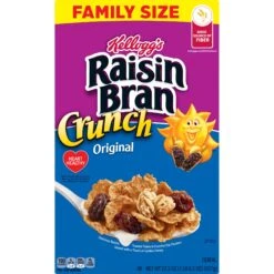 Kellogg's Raisin Bran Crunch Original Cold Breakfast Cereal 14 Kellogg's Raisin Bran Crunch Original Cold Breakfast Cereal -Snack Shop 0 e20fece4bba9a8a8588d456738746b5b