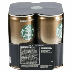 Starbucks Espresso Premium Beverage Espresso & Cream 6.5 Fl Oz 4 Count Cans -Snack Shop 0 ea6092febe59ad9bd99c4b5e809ee80a