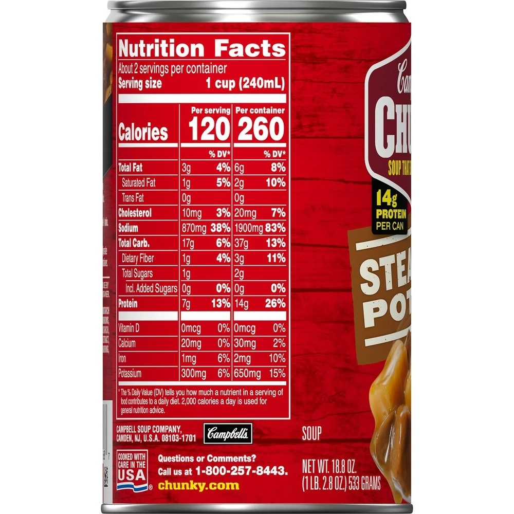 Campbell's Chunky Steak And Potato Soup 4 Campbell's Chunky Steak And Potato Soup - Image 2