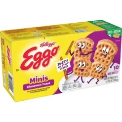 Eggo Minis Frozen Waffle Bites, Cinnamon Toast, 10.75 Oz, 10 Count, Frozen