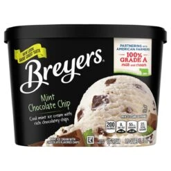 Breyers Mint Chocolate Chip Ice Cream