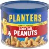 Planters Lightly Salted Cocktail Peanuts, 12 Oz Canister -Snack Shop 0e1c77c307757d9ead83316281bb787f