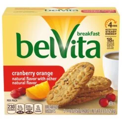 BelVita Cranberry Orange Breakfast Biscuits - 5 Packs