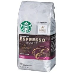 Starbucks Ground Coffee—Dark Roast Coffee—Espresso Roast—100% Arabica—1 Bag (12 Oz) -Snack Shop 1 0797ad958910876ddeaa61845222ec58