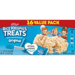 Rice Krispies Treats Original Bars - 16ct - Kellogg's -Snack Shop 1 09b0041f9b3a78b414b7811e771036ca