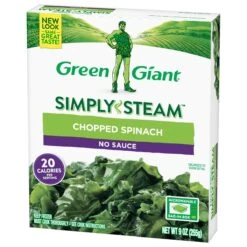Green Giant Simply Steam No Sauce Chopped Spinach 9 Oz -Snack Shop 1 11aba1afc461e28a9cc3b4bedfa00a97