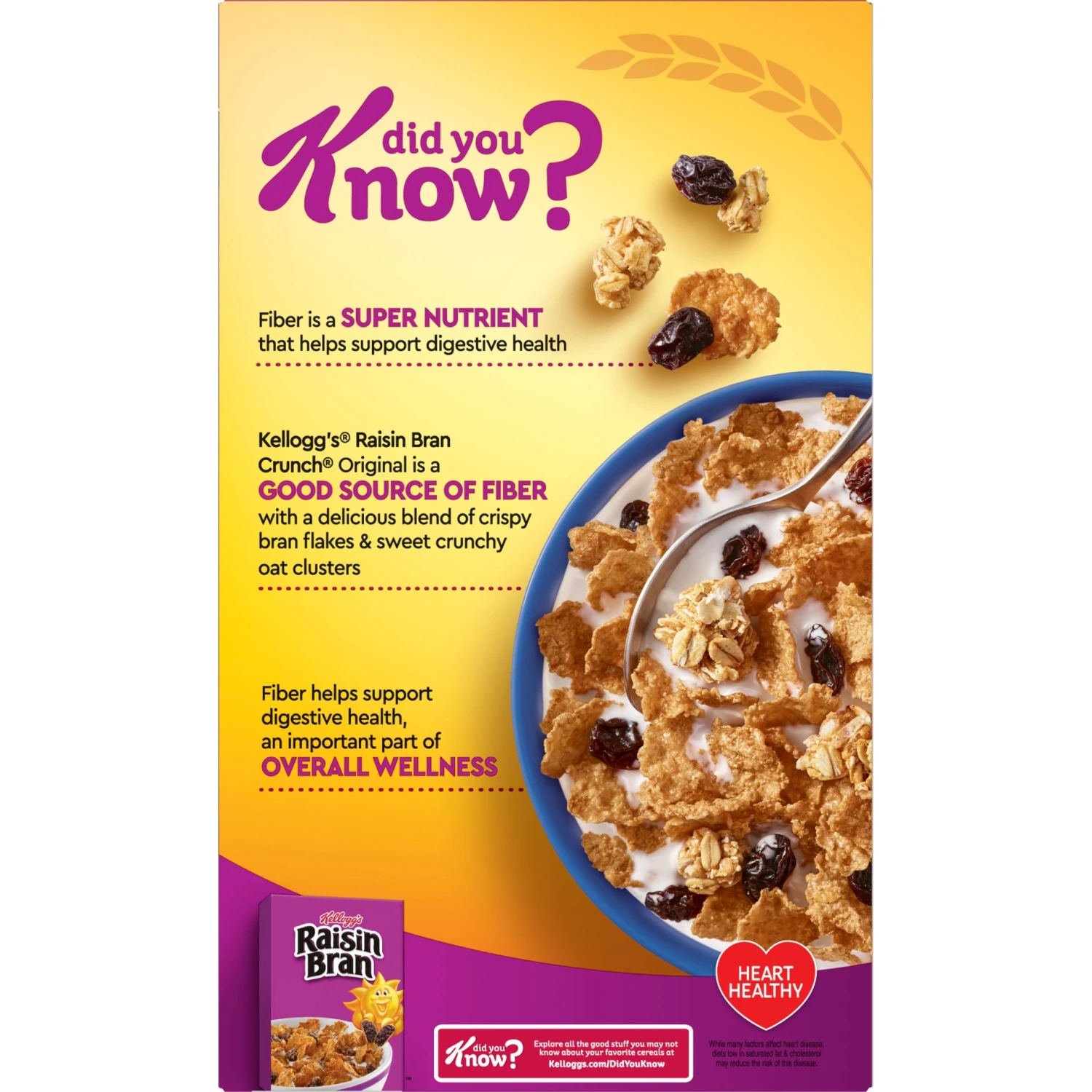 Kellogg's Raisin Bran Crunch Original Cold Breakfast Cereal 9 Kellogg's Raisin Bran Crunch Original Cold Breakfast Cereal - Image 7