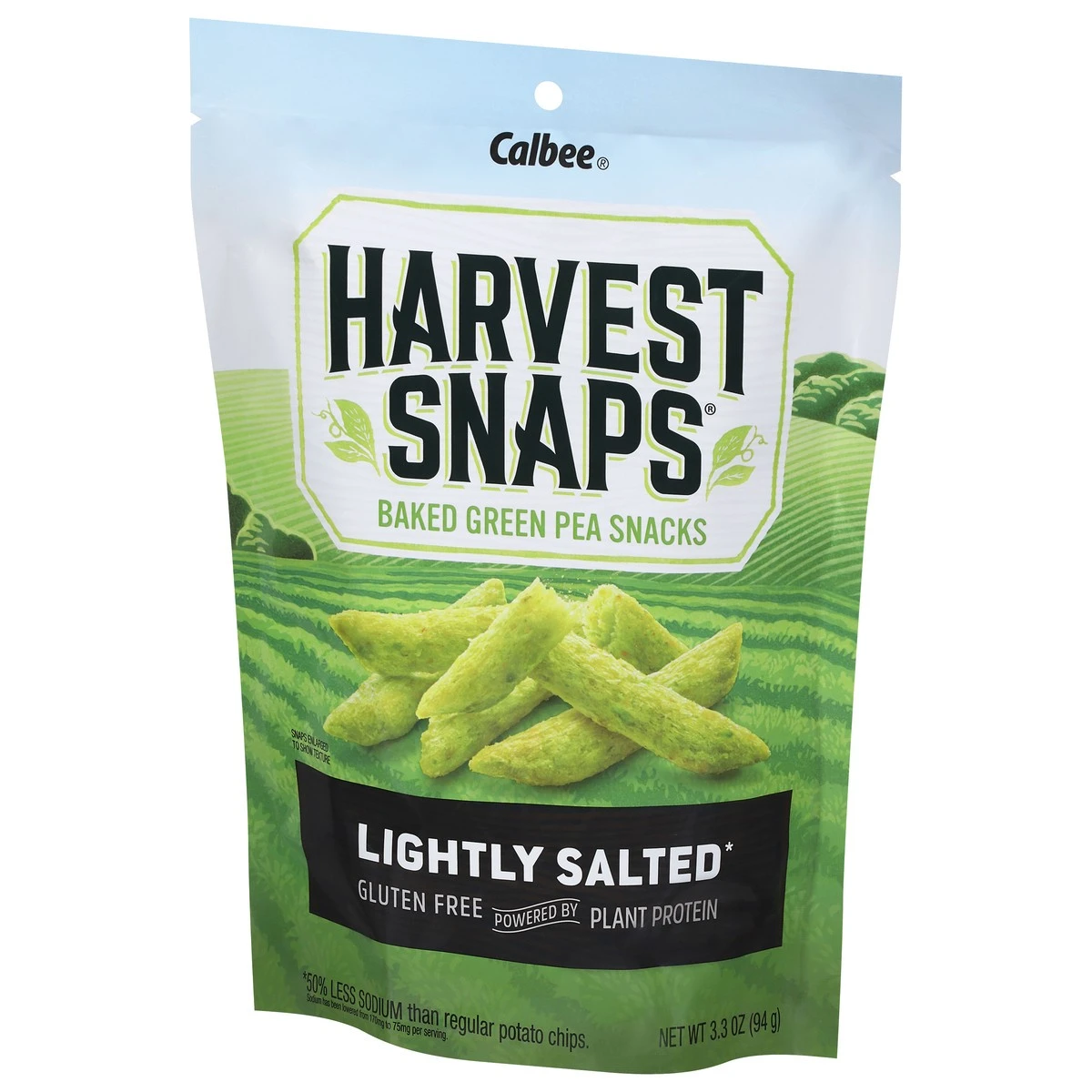 Harvest Snaps Green Pea Snack Crisps Lightly Salted, 3.3 Oz 5 Harvest Snaps Green Pea Snack Crisps Lightly Salted, 3.3 Oz - Image 3