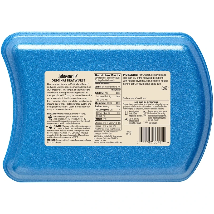 Johnsonville Bratwurst 5 Johnsonville Bratwurst - Image 3