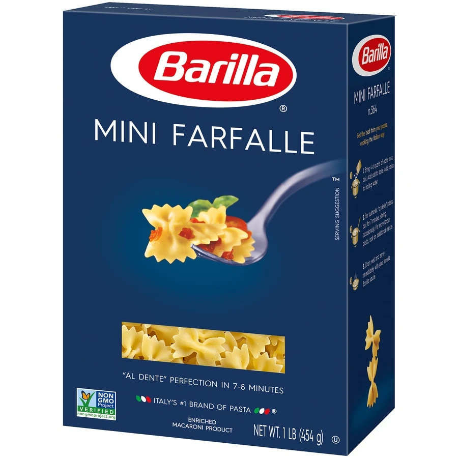 Barilla Farfalle Mini 1 Lb 5 Barilla Farfalle Mini 1 Lb - Image 3
