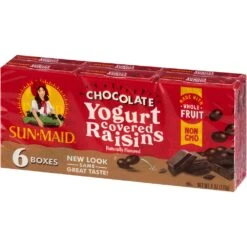 Sun Maid Chocolate Yogurt Covered Raisins 6 Ea -Snack Shop 1 78fd67b1738143aa647ddce0e4e4d93c