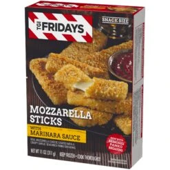 T.G.I. Friday's Mozzarella Sticks With Marinara Sauce 11 Oz. Box -Snack Shop 1 892d53f78d5894f71cd29c9f71244820