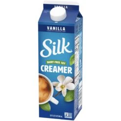 Silk Vanilla Soy Creamer - 32 Fl Oz (1qt) -Snack Shop 1 8ebb59ca41368a158cf39576b2fb9740