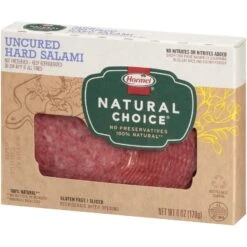 Hormel Natural Choice Uncured Hard Salami, 6 Oz -Snack Shop 1 8fdc9abbdeeee2cbeae7f982565f3e71
