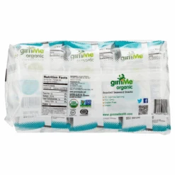 GimMe Roasted Sea Salt Seaweed Snack Value Pack 6 - 0.17 Oz Trays -Snack Shop 1 9240027fe5c0cb68c5d6d43e6dc9ccfa