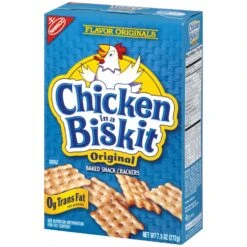 Chicken In A Biskit Original Baked Snack Crackers, 7.5 Oz -Snack Shop 1 94b8b1d3746d45a01ab5d5bd807fac6d