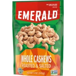 Emerald Roasted & Salted Whole Cashews -Snack Shop 1 c1f9a501c2eb2361d5b83fbafb375898