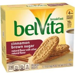 BelVita Cinnamon Brown Sugar Breakfast Biscuits - 5 Packs -Snack Shop 1 dd22eee3b9c135586c0317889395c867