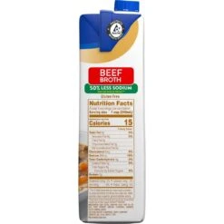Swanson Gluten Free Low Sodium Beef Broth - 32 Fl Oz 12 Swanson Gluten Free Low Sodium Beef Broth - 32 Fl Oz -Snack Shop 1 e3dfe2fbdb4aede1f75901199ae8b87b