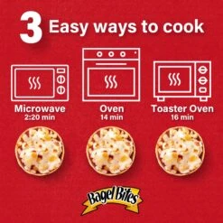 Bagel Bites Three Cheese Mini Pizza Bagel Frozen Snacks, 9 Ct Box -Snack Shop 1 f25e5f178080af1eeec6aac6e9a13ae0