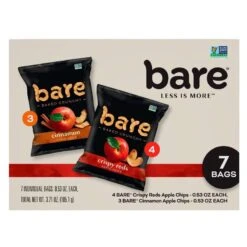 Bare Baked Crunchy Apple Chips Variety 0.53 Oz 7 Count 11 Bare Baked Crunchy Apple Chips Variety 0.53 Oz 7 Count -Snack Shop 1 f63efaf73414820db37d3a27927d26ac