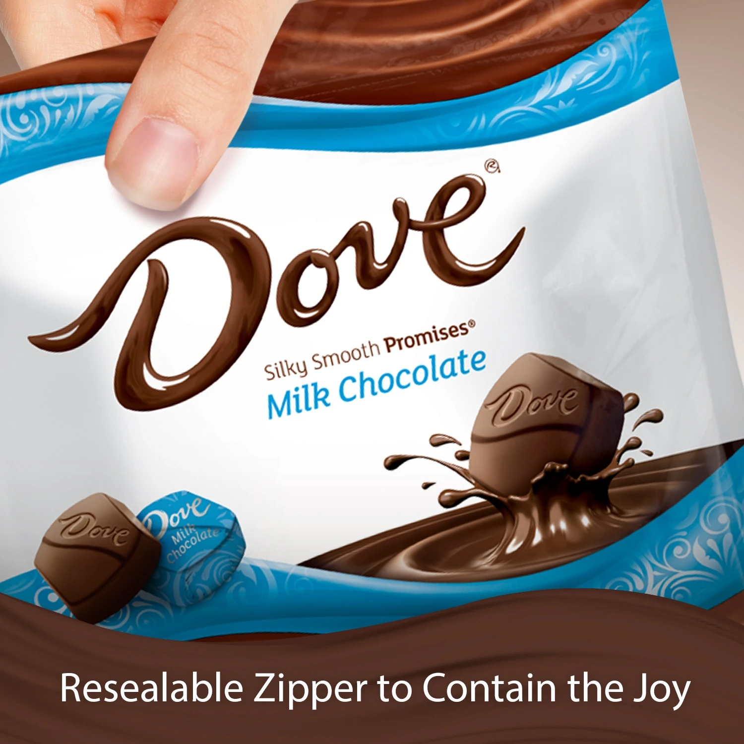 Dove Chocolate Dove Promises Milk Chocolate Candy Bag 5 Dove Chocolate Dove Promises Milk Chocolate Candy Bag - Image 3