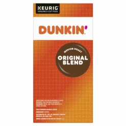 Dunkin' Medium Roast Original Blend Coffee K-Cup Pods -Snack Shop 10 402a40f1414b9467f836457c7da162a9