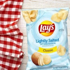 Lay's Lightly Salted Classic Potato Chips - 7.75oz -Snack Shop 11 e96736d5c0a19977ed2bd1791ca5b07c