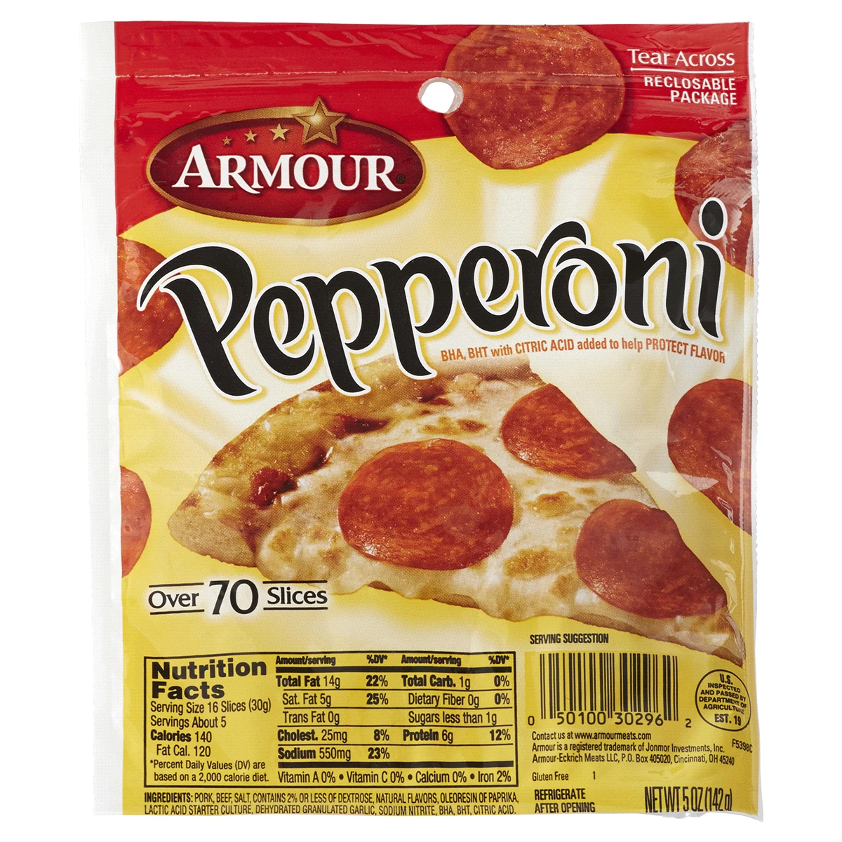 Armour Sliced Pepperoni, 5 Oz 3 Armour Sliced Pepperoni, 5 Oz