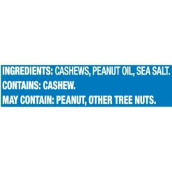 Planters Lightly Salted Cashews Halves & Pieces, 8 Oz Canister -Snack Shop 12 799f4d83c93fec0ba76767db6e1f29a8