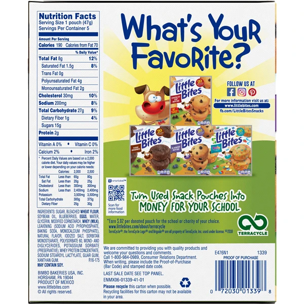 Entenmann’s Little Bites Blueberry Muffins 17 Entenmann’s Little Bites Blueberry Muffins - Image 15