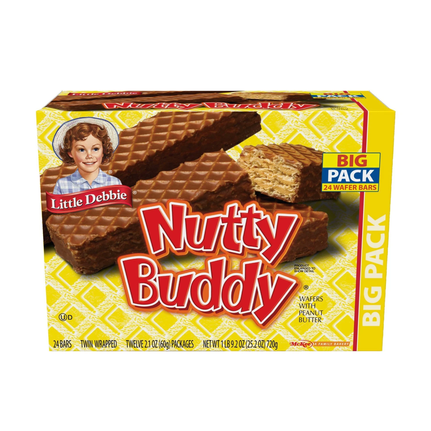 Little Debbie Extra Peanut Butter Nutty Bar - 25.2oz / 24ct 22 Little Debbie Extra Peanut Butter Nutty Bar - 25.2oz / 24ct - Image 20