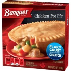 Banquet Frozen Microwaveable Chicken Pot Pie -Snack Shop 15 6adaa3c941d4c7ba00c4f0e5f2317f04