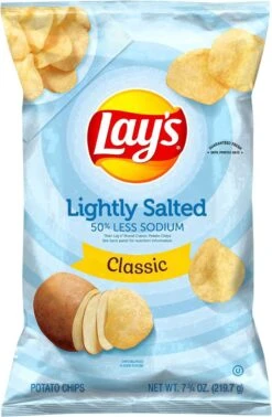 Lay's Lightly Salted Classic Potato Chips - 7.75oz -Snack Shop 15 acbbb4db09f6e9fc5105fd22b99816b6