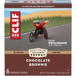 CLIF Chocolate Brownie Energy Bars - 6ct